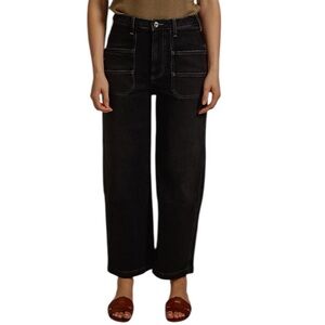 EDWIN | Women’s Piper Cropped Utility Jeans in Coal Size 26
